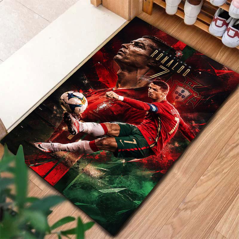 Cristiano Ronaldo Carpet Rug for Living Room Bedroom Home Sofa Decoration,Kids play Non-slip Floor Mat