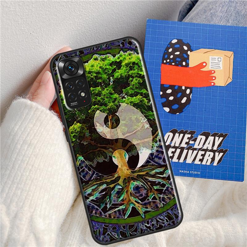 Lebensbaum Yin Yang Hülle Für Xiaomi Redmi Note 12 11 9 8 10 Pro Note 12S 11S 9S 10S Hülle Für Redmi 12C 9C 10C