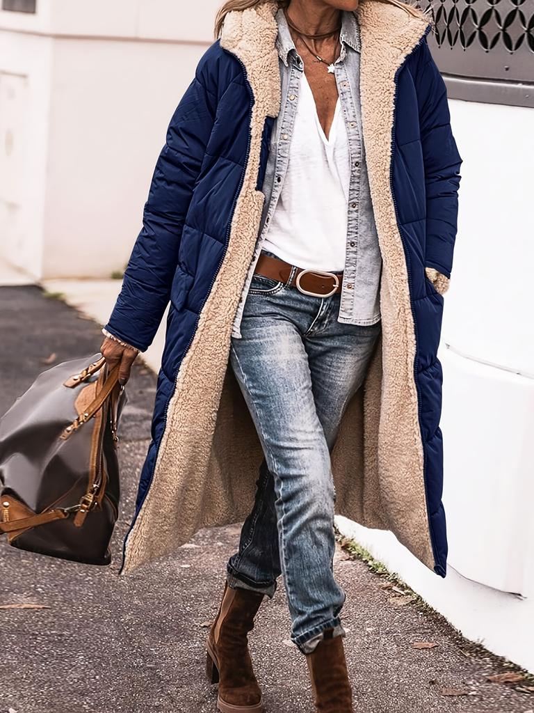 Elegant Long Thick Coat Winter Warm Coat