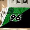 1PC Hannover 96 Custom Name Patterned Flannel Blanket Suitable For All Seasons for Home Decor Warmth and Comfort Gifts Holiday Present