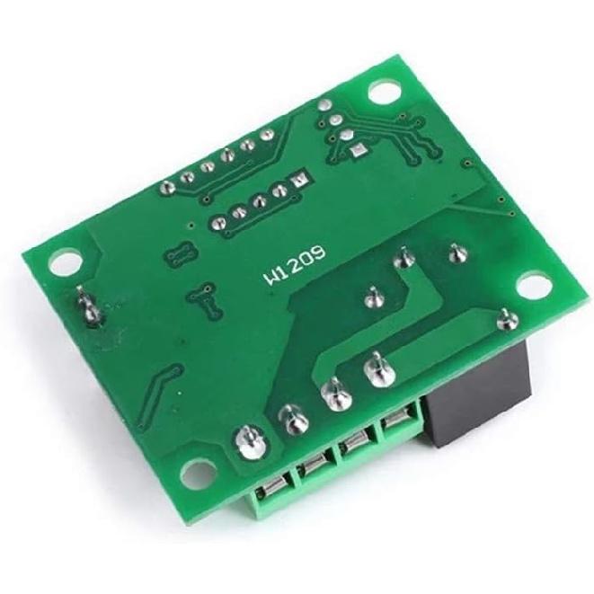 FainWan 2pcs W1209 12V DC Digital Temperature Controller Board Micro Thermostat -50-110°C Electronic Module Switch with 10A One-Channel Relay and