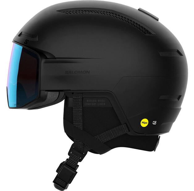 Шлем защитный Salomon Driver Prime Sigma Photo MIPS черный