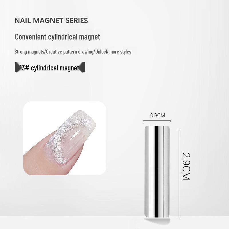 Nail Art Magic Wand: Double-Headed Cat Eye Gel Thickened Magnet