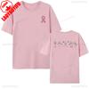 Breast Cancer Awareness Pink Ribbon Skeleton Tshirt Halloween Gift Dancing Bones Shirt Wounisex Unisex Unisex Comfortable Cotton Tee