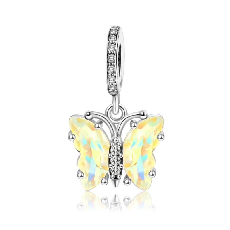 29. Fashionable Copper Colorful Turtle Butterfly Style 24 Colors Charm Bead For 3Mm Genuine Bracelet Do-It-Yourself Making Gift