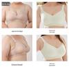 B-E Cup Plus Size Seamless Antibacterial Bra with Side Support for Women