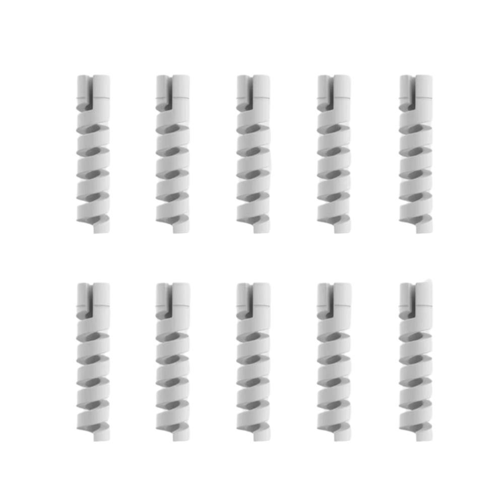 TPR Spiral Cable Winder Anti Break USB Cable Protector Charge Cable Sleeve For Earphone Wire