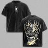Anime Hunter X Hunter Kurapika Printed Tee Men Women Washed Cotton T-shirts Short Sleeve Vintage T Shirt Harajuku Loose Tshirt