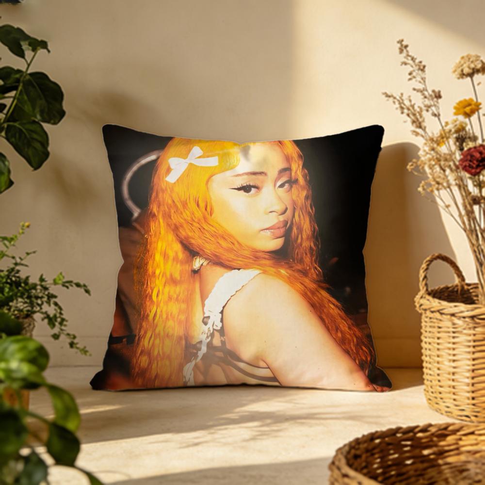 Fashion IIce Spiceing Cushion Cover Versatile DoubleSided Pillow Case Fit for Sofa Bed Car Daily Decor