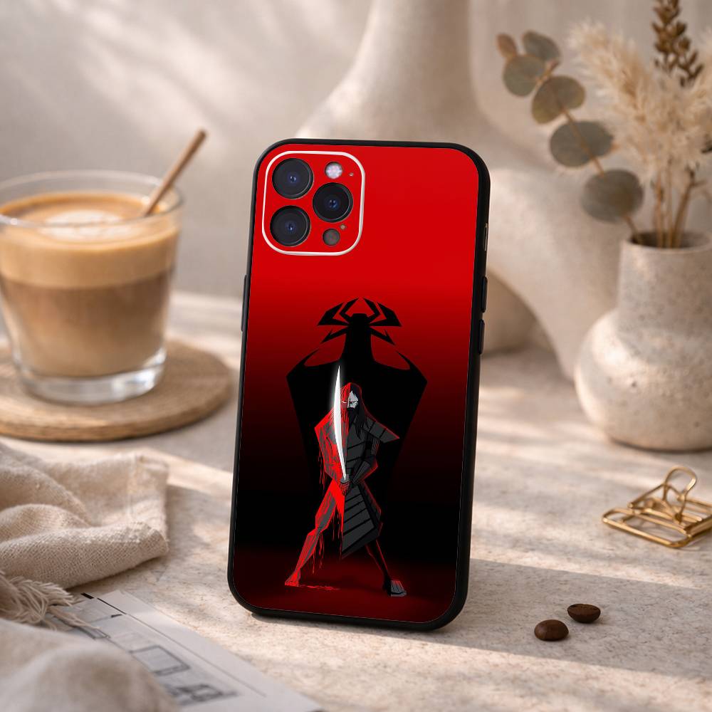 S-Samurai J-Jack Phone Case For iPhone17,16,15,14,13,12,Plus,Pro Max, 5G Others Soft Black Cover