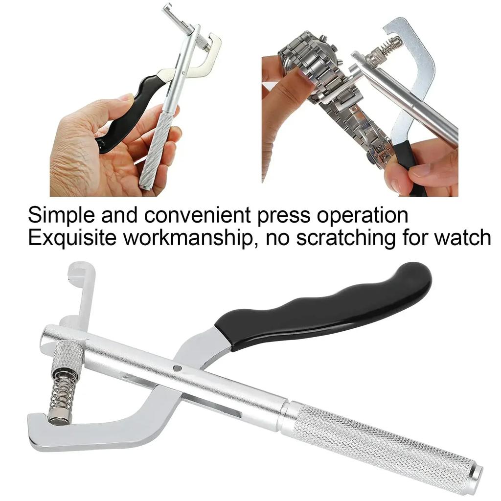 NEU Schnell zu entfernende professionelle Uhren-Werkzeugkasten Stahlstift-Abzieher Glieder-Einsteller Ersatz 3-Pin-Zange Armband-Einstellwerkzeuge