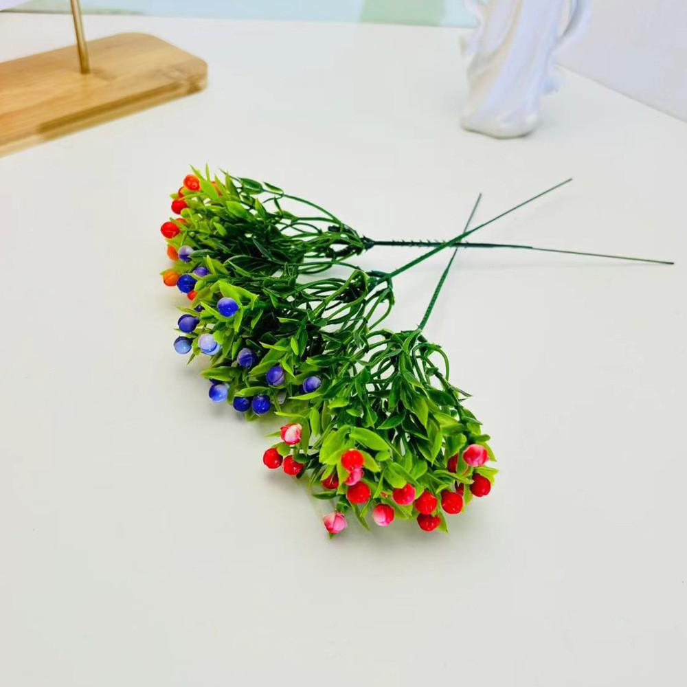 Home Decor Artificial Flower Stick With Plastic Material For Wedding And Photography Scene Decoration