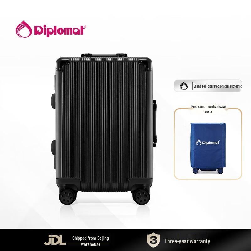 

Diplomat TC-9182 Aluminum Frame Carry-On Luggage