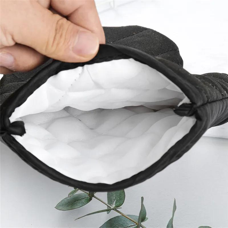 2 Stück/Set Polyester Weihnachten Halloween Ofenhandschuh Verbrühschutz Mikrowellen-Isolierpad Küchenwerkzeug