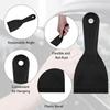 Plastic Putty Knife Set Plastic Putty Knives Flexible Paint Scrapers Tool Plastering Tool  for Patching,Spackling,Wallpaper