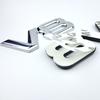 3D Metal Black Chrome Car Rear Trunk Fender Side Emblem Badge V8 Sticker For VW Toyota Honda Jeep Land Rover Car Acceesories