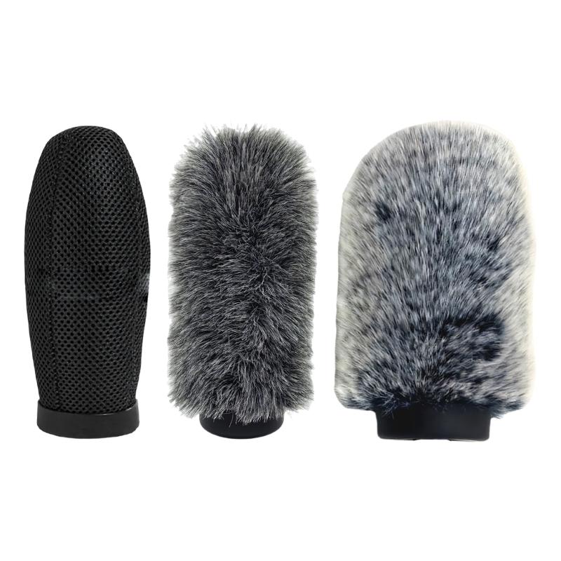Microphone Windscreen Cover For NTG3, ME66, MKH416/418 Mic Cover with 18cm Long 2cm Diameter With High Noise Reduction