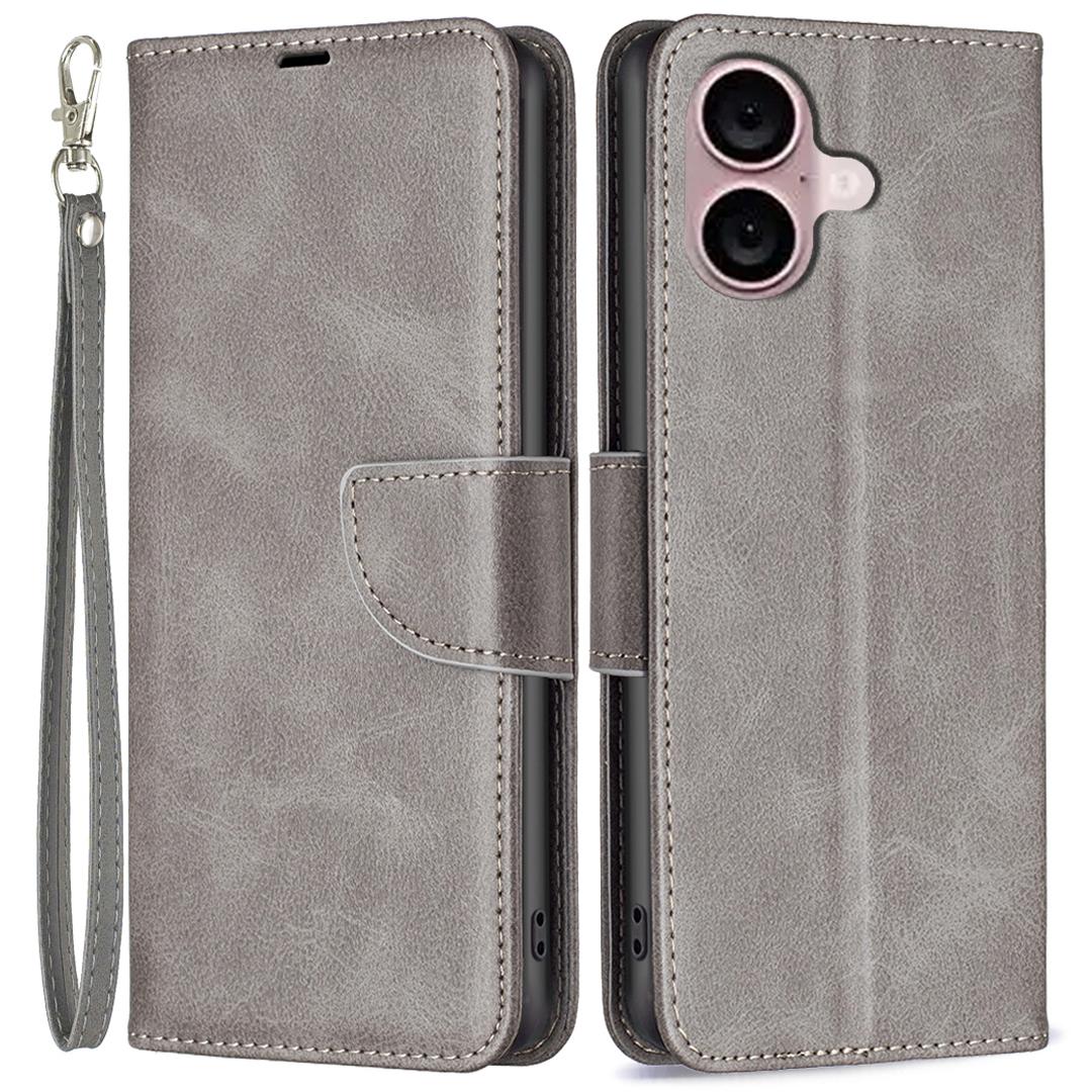 For iPhone 16 Case Shockproof Leather Stand Wallet Mobile Phone Cover C
