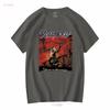 Vintage 2000 Rhapsody of Fire T Shirt Dawn Victory Long Sleeves Vintage Washed Designer Clothes Homme Casual Stylish
