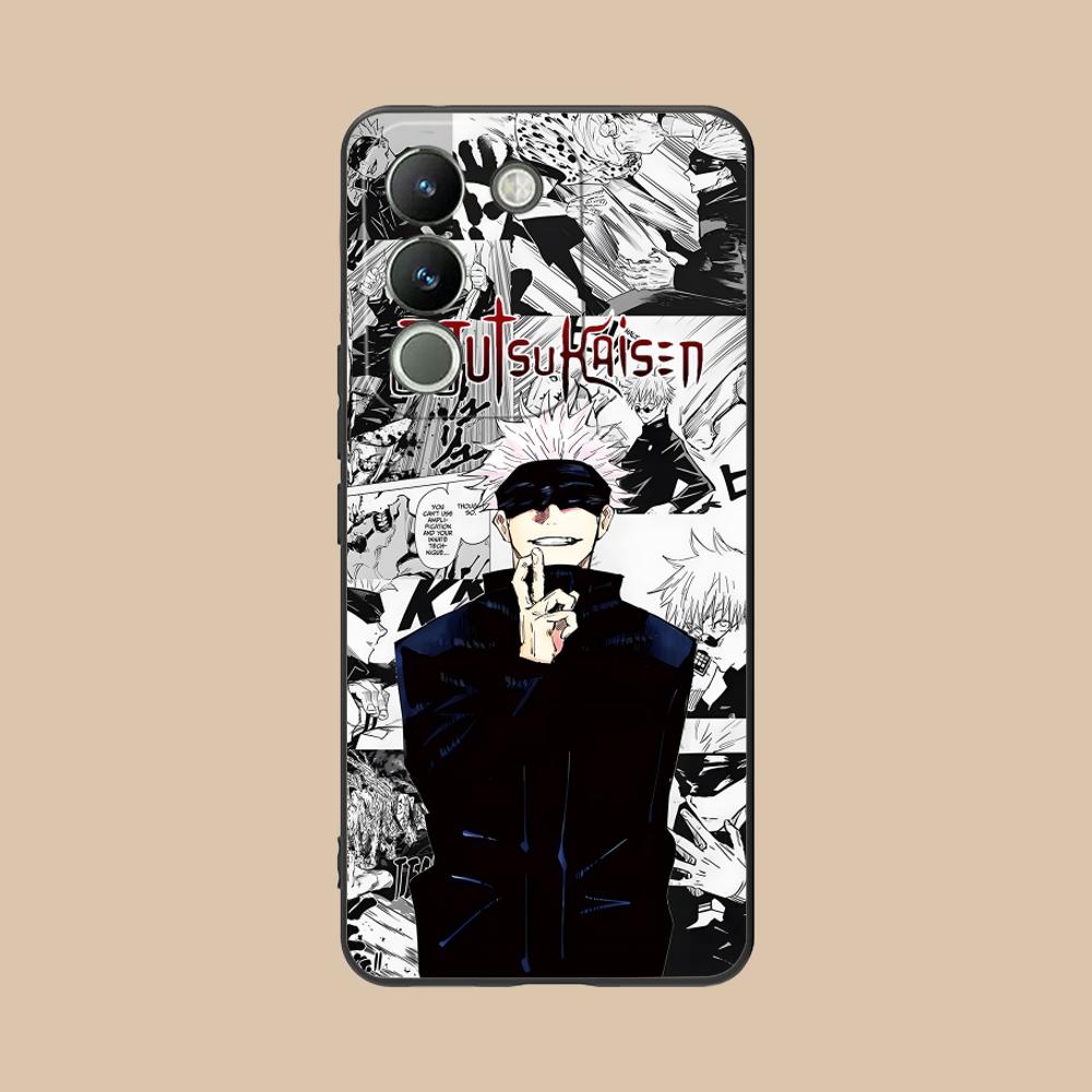 Jujutsu Kaisen Satoru Gojo Phone Case for VIVO V60 V50 V40 V30 V29 V27 V25 V23 Pro Lite 5G Colorful Printing Cover Cover Pretty