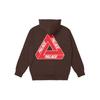 Palace FW21 Ultimo Series Tri-Chenille Hooded Sweatshirt With Triangle Logo Men Hoodies Brown PAL-FW21-316