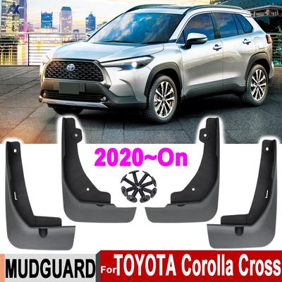 4x Mudflaps For Toyota Corolla Cross Mud Guards Flaps Splash Guards Mudguards Fender Front Rear Car Accessories Wheel