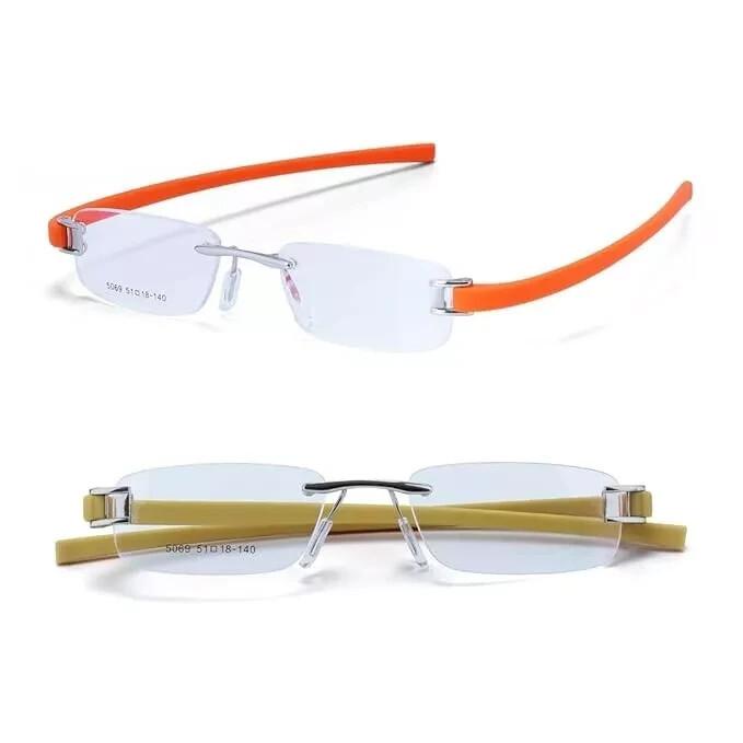 

Очки RSINC Combo Rimless Frame для унисекс Серебристые Оранжево-Серебристые Желтые JL156426854637