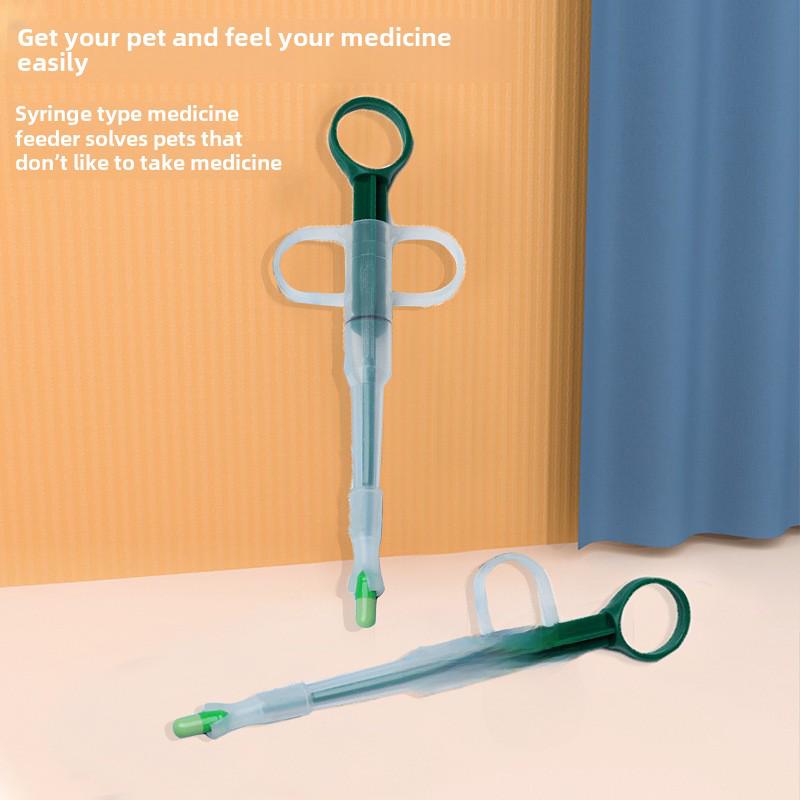 Pet Medicine & Milk Feeder: Push-Type Needle for Dogs & Cats
