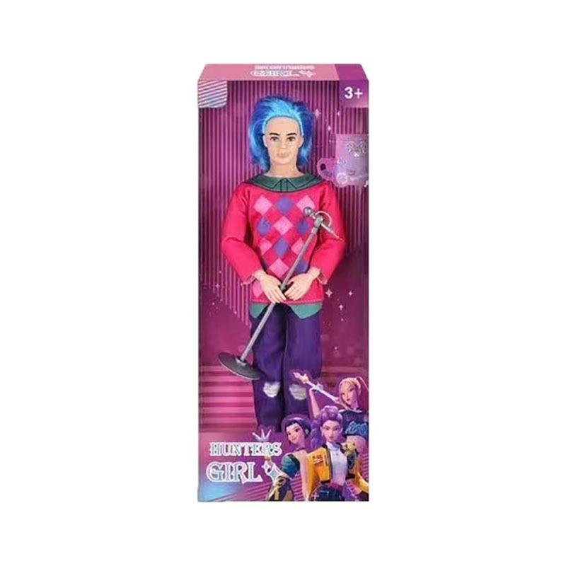 Kpop Demon Hunter Action Figure Toy Derpys Tiger Rumi Mira Zoey Sussy Saja Boys Theme Fans Christmas Gift