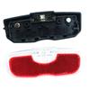 Waterproof Bicycles Rear Seats Reflective Taillight Cycling Rear Reflector Tail Light Luggage Rack Mounted Bike Light