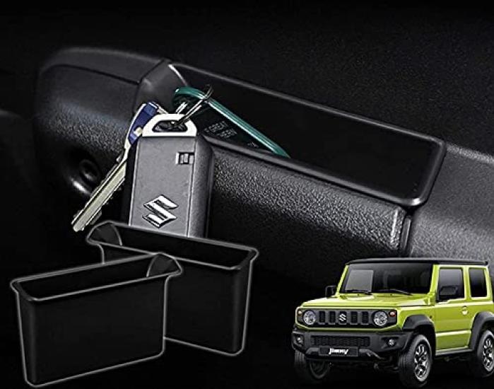 Suzuki Jimny Jimny Sierra Jimny Nomad JB64 JB74 JC74 Storage Box Set of 2 Door Handle Box Holder Smartphone Cigarette Storage Pocket Storage Box