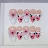 Handmade 3D Floral French-Style Wearable Nail Tips - European and American Bestseller for Spring