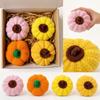 Knitted Pumpkin Tabletop Decorative Ornament Gift Box for Fall Home Decor