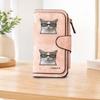 Cat with Sunglasses Long Zipper Wallet, Large Capacity Card Holder, Unisex Clutch Bag, Fashionable Zipper Coin Purse, Suitable for Daily Use, A Great