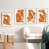 Pósteres de Henri Matisse con desnudos en rosa y azul, arte de pared vintage, pintura en lienzo, imágenes abstractas con cuerpo sexy para decoración de sala de estar