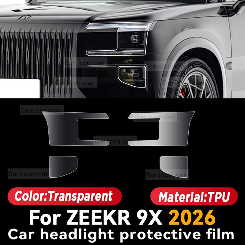For ZEEKR 9X 2026 Car Interior Protection Anti-Scratch Film Trument Center Control Navigation Screen Accessories