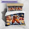 3pcs Duvet Cover Set (1*Duvet Cover + 2*Pillowcase, Without Core), Dragon Ball Print Bedding Set, Bedroom Decor, All‑Season, Gift
