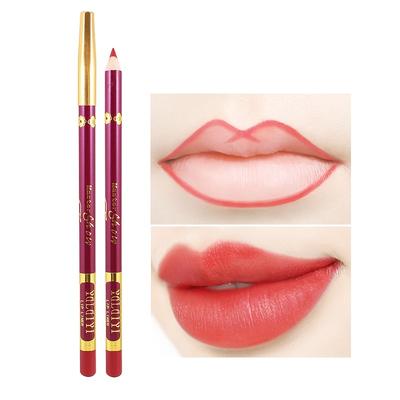 Lipstick Lip Liner 13 barev Matné Vodotěsné Nesnadné vyblednutí Nepřilnavý kelímek Sametová rtěnka Makeup