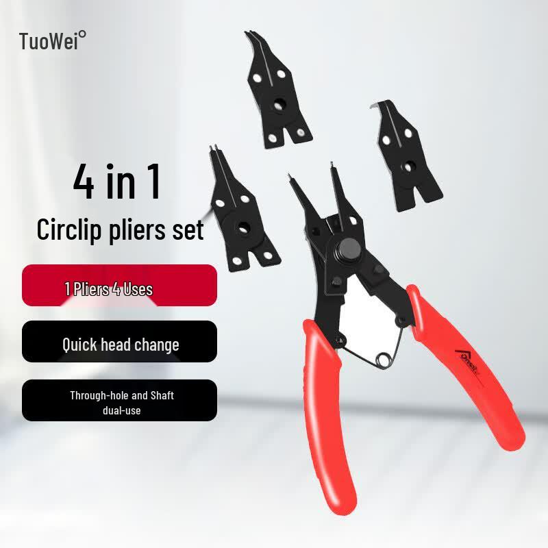 Toway 4-in-1 Snap Ring Pliers Set