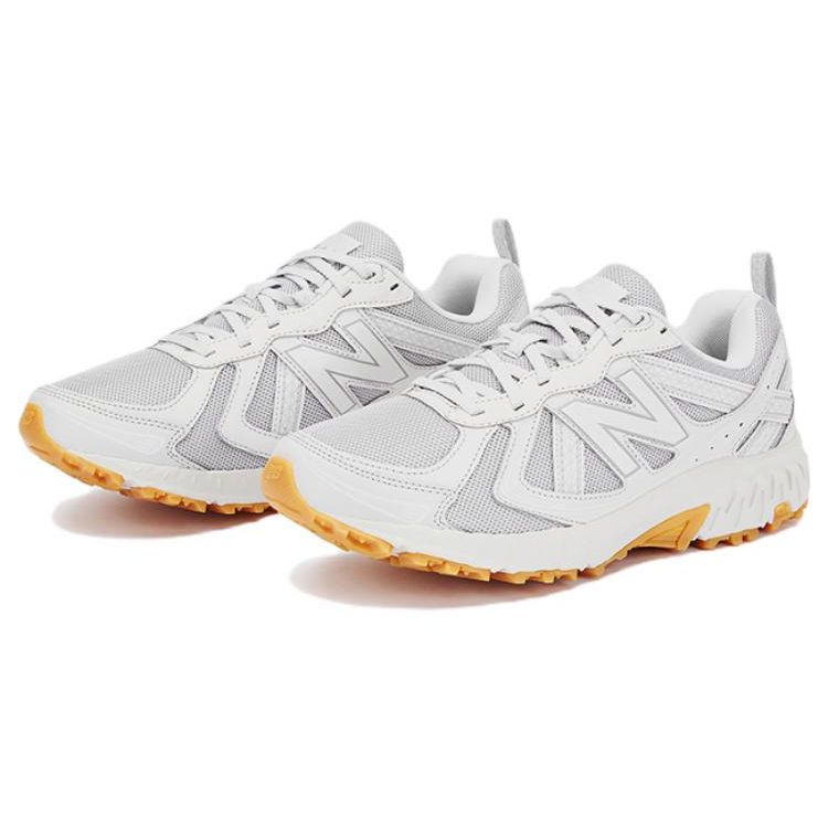 New Balance Nb 410 Series Retro Fabric Synthetic Leather Low Top Marathon Running Shoes Unisex Sneaker White MT410KF5