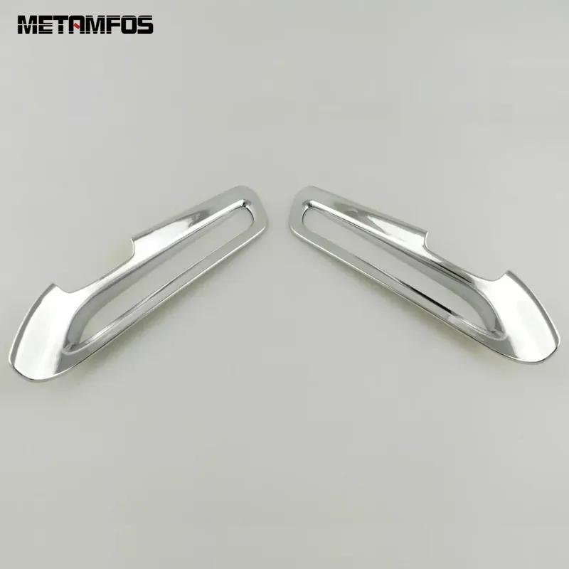 Accessories For Toyota Alphard Vellfire 2016-  Chrome Rear Fog Light Lamp Cover Trim Foglight Bumper Protection Frame