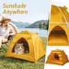 Tragbares faltbares Hundezelt mit Sonnenschutz für Outdoor-Reisen und den Strand