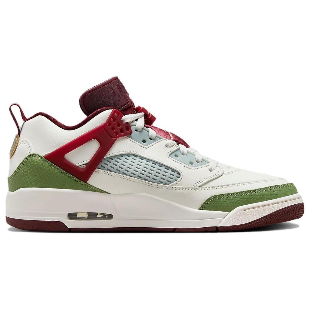 Pánské tenisky Air Jordan Spizike Low Rok draka Bílá Sail Olejově zelená FJ6372-100