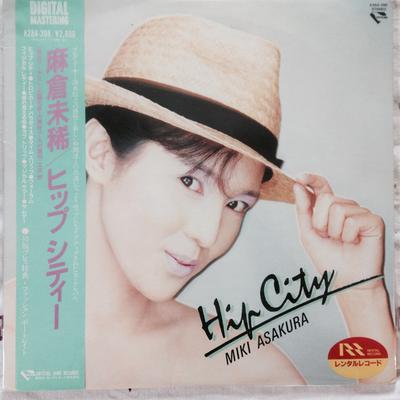 LP Record MIKI ASAKURA - Hip City K28A398 CRYSTAL BIRD 1983 Japan Obi Japanese Pop/Rock