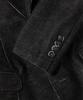 Panicale Black Slim Fit Corduroy Jacket