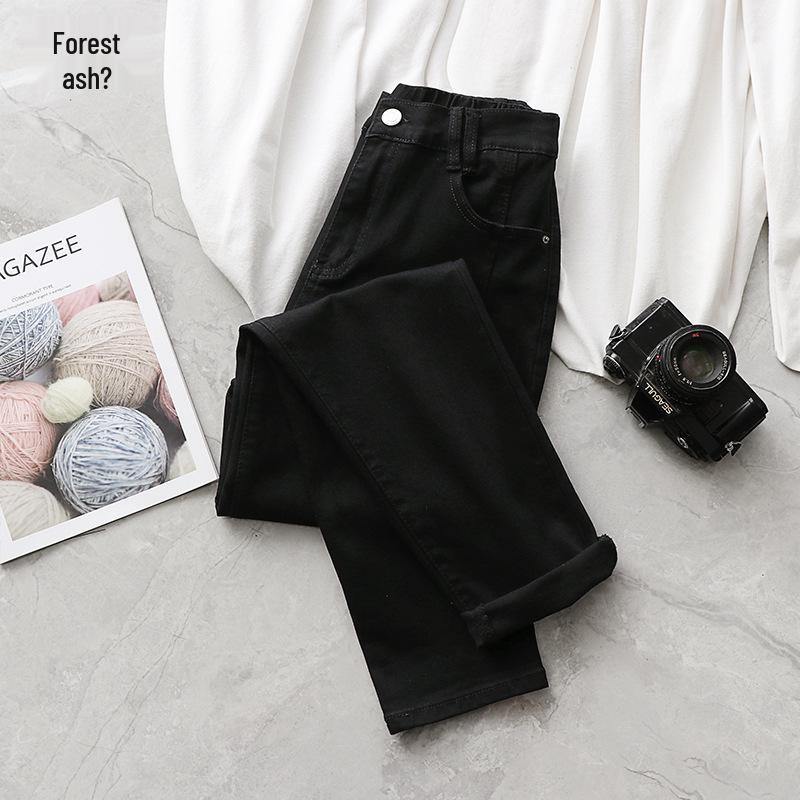 Plus Size High Waist Slimming Harem Jeans for Pear-Shaped Women