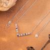 Gioielli Tesoro Colore Argento S925 Collana Zaffiro Naturale Colore Donna Lusso Leggero Senso Premium Xiaohongshu Canali Wechat