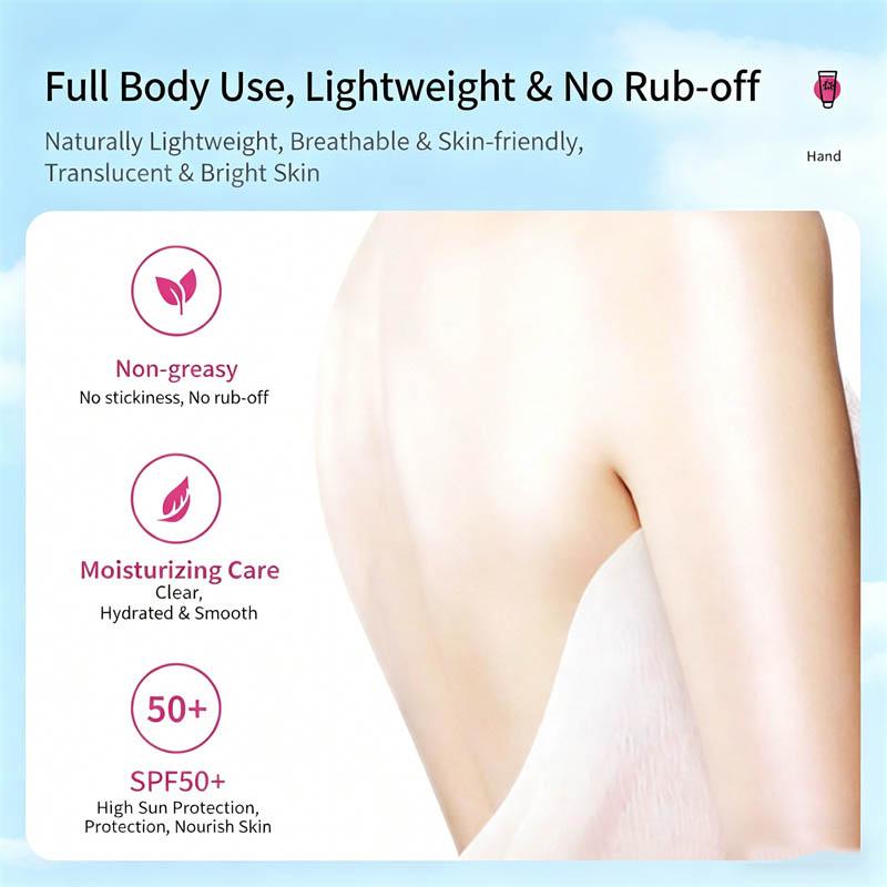 Sunscreen SPF50PA+++ Moisturizing Moisturizing Breathable Summer Refreshing Non-greasy Sunblock