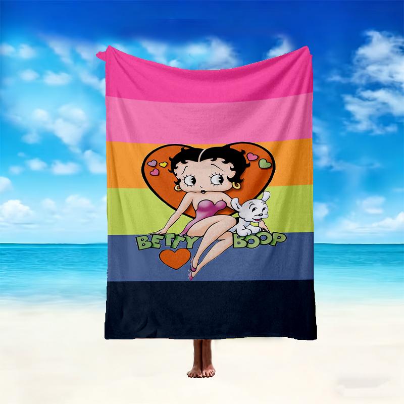 Soft Betty Boop Blanket Perfect for Snuggling Up On the Sofa, Ideal for Cozying Up In the Bedroom