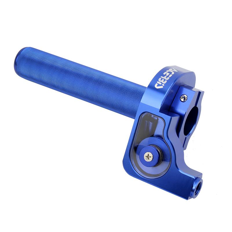 Motorcycle Universal 22mm CNC Aluminum Acerbs Handle Throttle Grip Quick Twister With Throttle Cable for 50 110 125 250cc Throttles 2